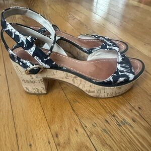 Diane Von Furstenberg Platform Sandals